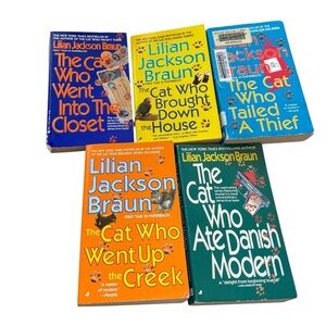 Lilian Jackson Braun “The Cat Who…” Mystery Book Set